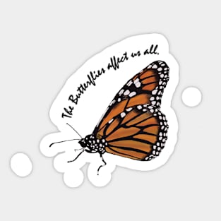 The Butterfly Affect Sticker